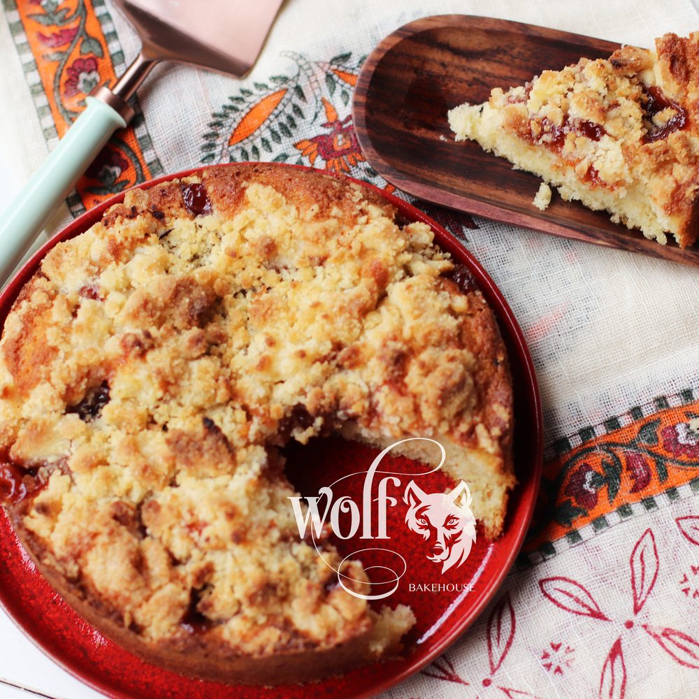 Cuca with guava by Milene Pereira at Wolf Bakehouse